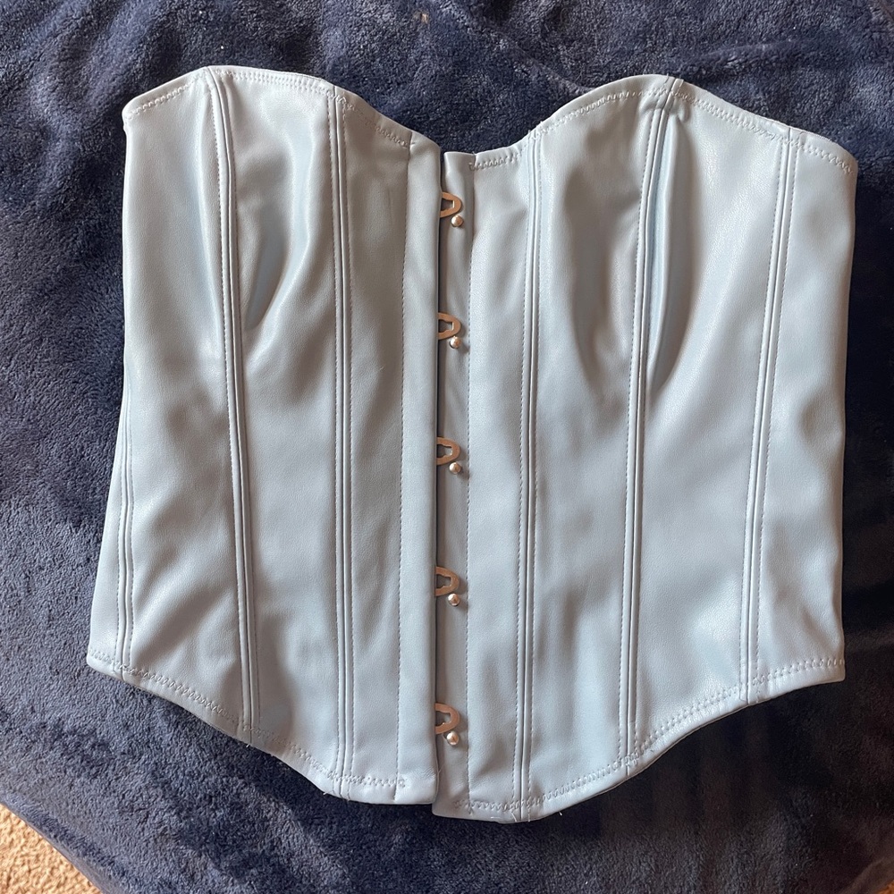 Urban outfitters leather corset